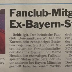 Fanclub-Mitglieder treffen Ex-Bayern-Star Stefan Effenberg